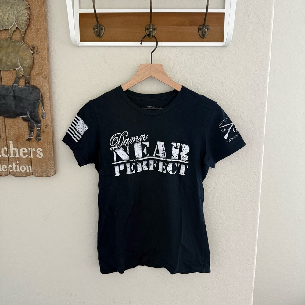 Grunt Style Damn Near Perfect Tee Large Women’s